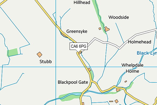 CA6 6PG map - OS VectorMap District (Ordnance Survey)