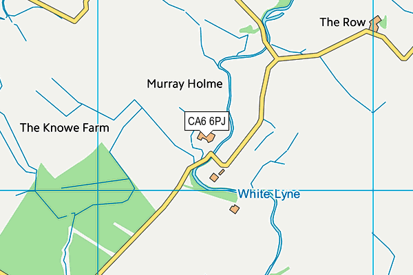 CA6 6PJ map - OS VectorMap District (Ordnance Survey)