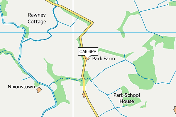 CA6 6PP map - OS VectorMap District (Ordnance Survey)