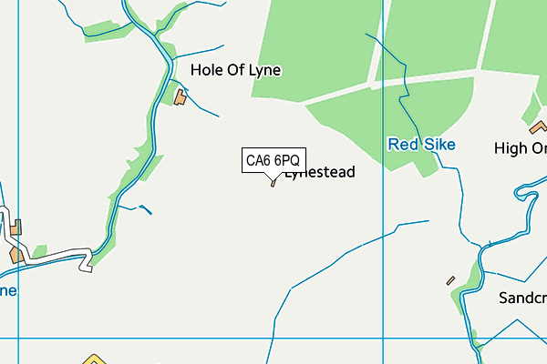 CA6 6PQ map - OS VectorMap District (Ordnance Survey)