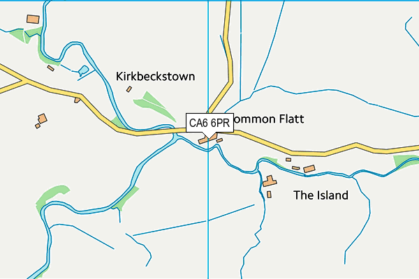 CA6 6PR map - OS VectorMap District (Ordnance Survey)