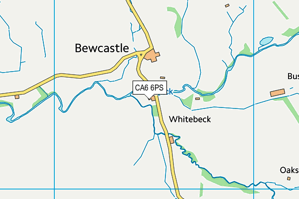 CA6 6PS map - OS VectorMap District (Ordnance Survey)