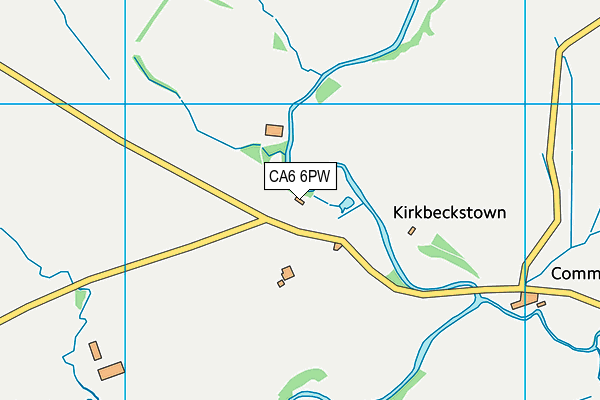 CA6 6PW map - OS VectorMap District (Ordnance Survey)