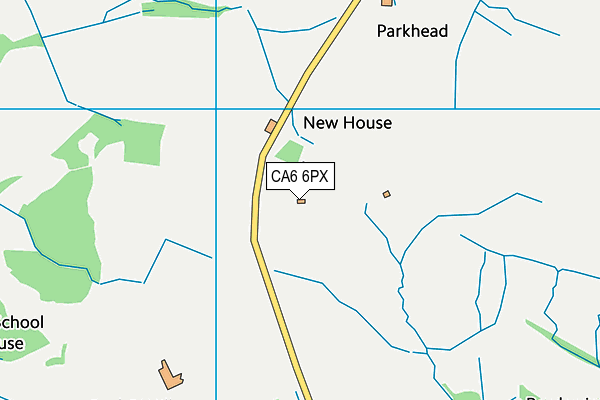 CA6 6PX map - OS VectorMap District (Ordnance Survey)