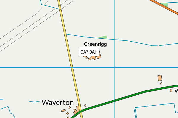 CA7 0AH map - OS VectorMap District (Ordnance Survey)