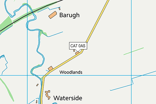 CA7 0AS map - OS VectorMap District (Ordnance Survey)