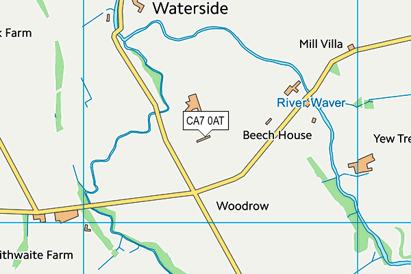 CA7 0AT map - OS VectorMap District (Ordnance Survey)