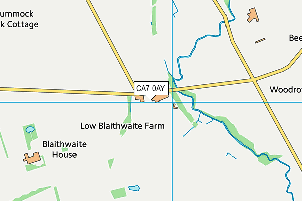 CA7 0AY map - OS VectorMap District (Ordnance Survey)