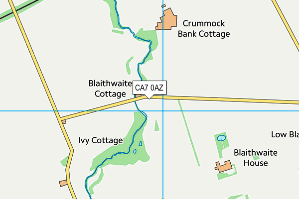 CA7 0AZ map - OS VectorMap District (Ordnance Survey)