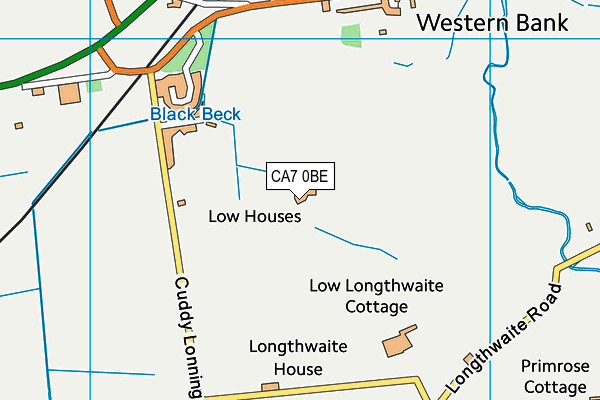 CA7 0BE map - OS VectorMap District (Ordnance Survey)