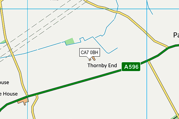 CA7 0BH map - OS VectorMap District (Ordnance Survey)