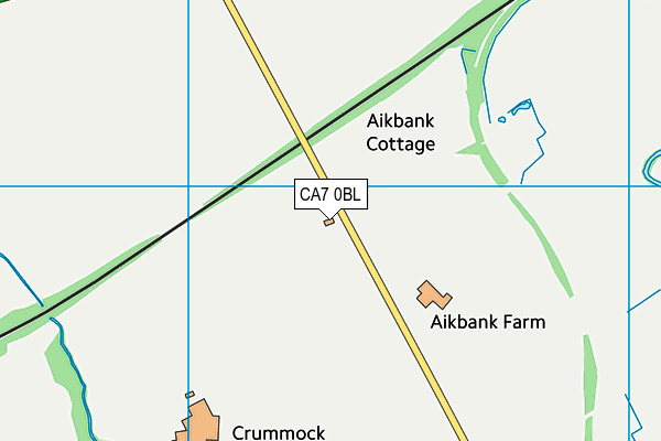 CA7 0BL map - OS VectorMap District (Ordnance Survey)