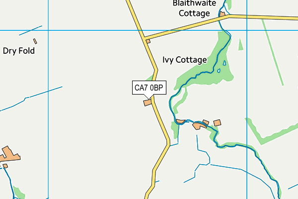 CA7 0BP map - OS VectorMap District (Ordnance Survey)