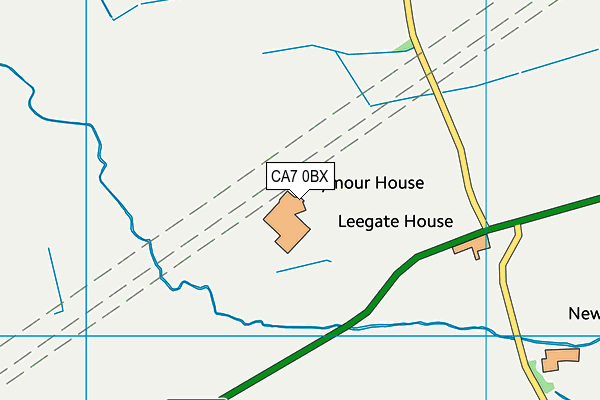 CA7 0BX map - OS VectorMap District (Ordnance Survey)