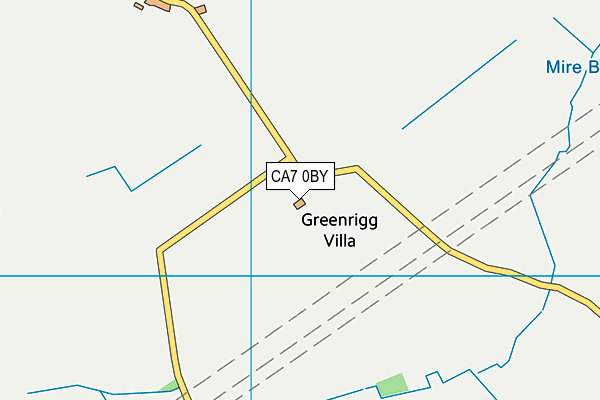 CA7 0BY map - OS VectorMap District (Ordnance Survey)