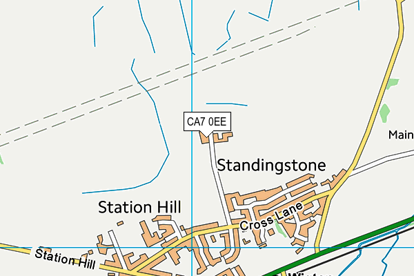 CA7 0EE map - OS VectorMap District (Ordnance Survey)