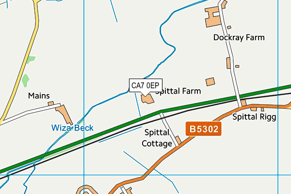 CA7 0EP map - OS VectorMap District (Ordnance Survey)