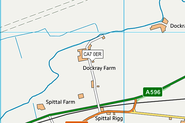 CA7 0ER map - OS VectorMap District (Ordnance Survey)