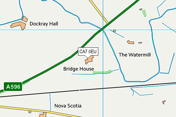 CA7 0EU map - OS VectorMap District (Ordnance Survey)