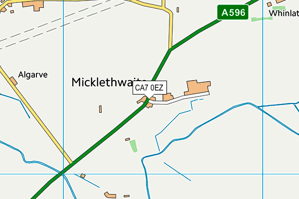 CA7 0EZ map - OS VectorMap District (Ordnance Survey)