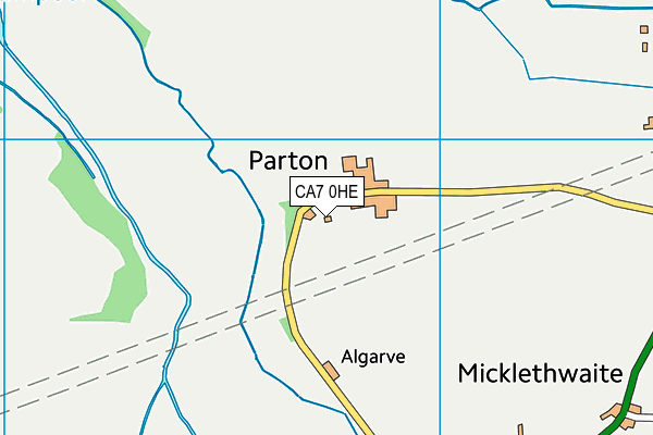 CA7 0HE map - OS VectorMap District (Ordnance Survey)