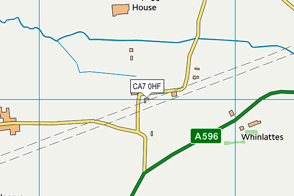 CA7 0HF map - OS VectorMap District (Ordnance Survey)