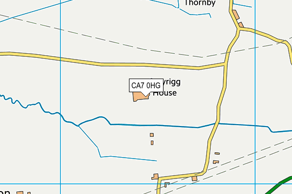 CA7 0HG map - OS VectorMap District (Ordnance Survey)