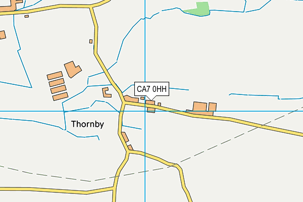 CA7 0HH map - OS VectorMap District (Ordnance Survey)