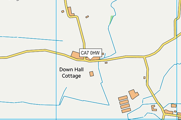 CA7 0HW map - OS VectorMap District (Ordnance Survey)