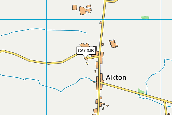 CA7 0JB map - OS VectorMap District (Ordnance Survey)