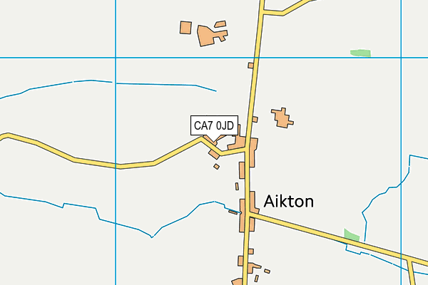 CA7 0JD map - OS VectorMap District (Ordnance Survey)