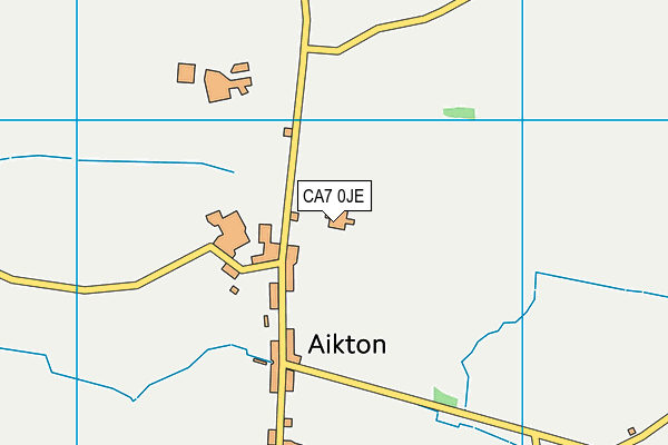 CA7 0JE map - OS VectorMap District (Ordnance Survey)