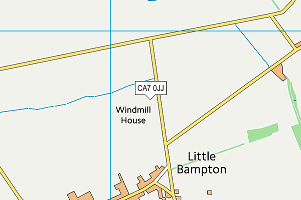 CA7 0JJ map - OS VectorMap District (Ordnance Survey)