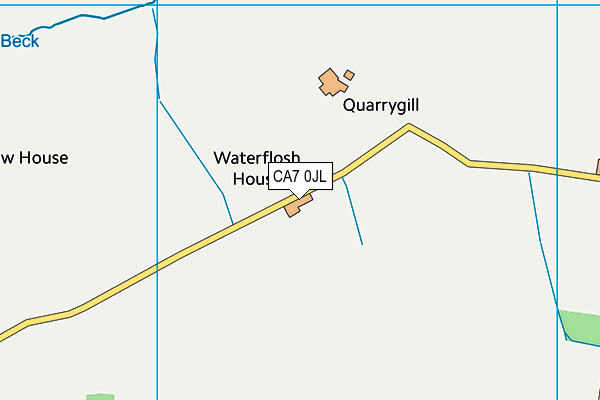 CA7 0JL map - OS VectorMap District (Ordnance Survey)