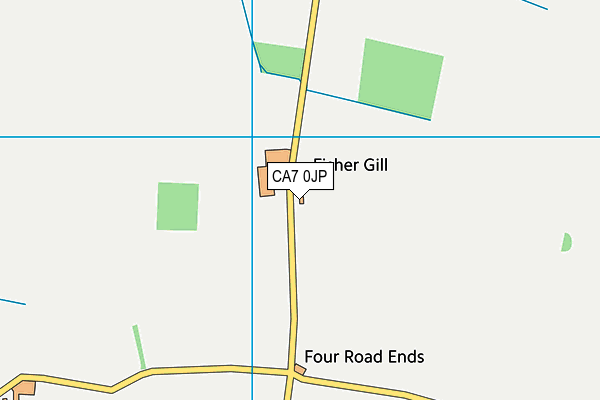 CA7 0JP map - OS VectorMap District (Ordnance Survey)