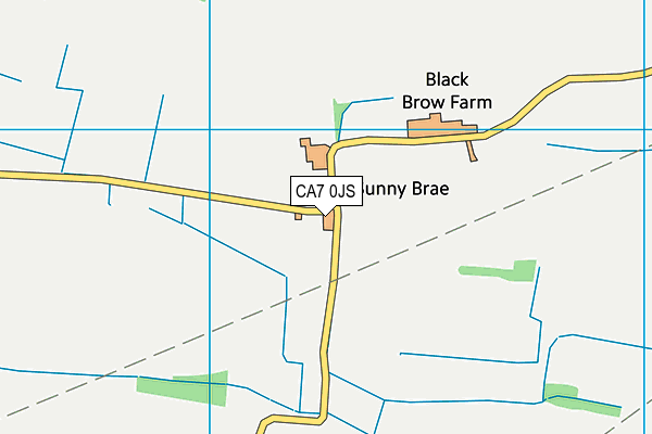 CA7 0JS map - OS VectorMap District (Ordnance Survey)