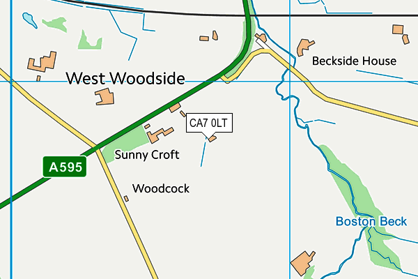 CA7 0LT map - OS VectorMap District (Ordnance Survey)