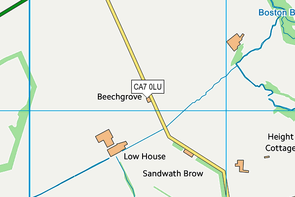 CA7 0LU map - OS VectorMap District (Ordnance Survey)