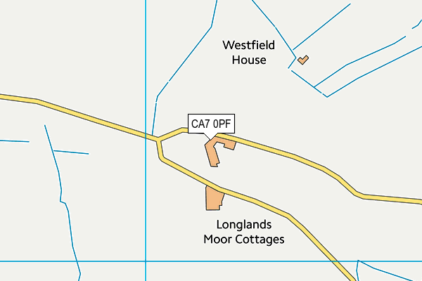 CA7 0PF map - OS VectorMap District (Ordnance Survey)