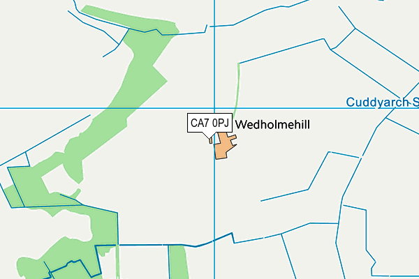 CA7 0PJ map - OS VectorMap District (Ordnance Survey)