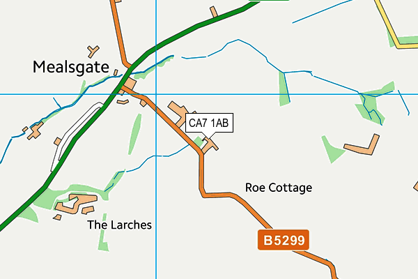 CA7 1AB map - OS VectorMap District (Ordnance Survey)