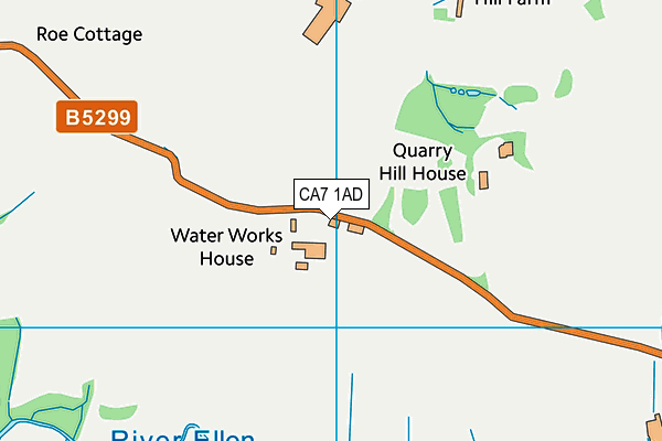 CA7 1AD map - OS VectorMap District (Ordnance Survey)