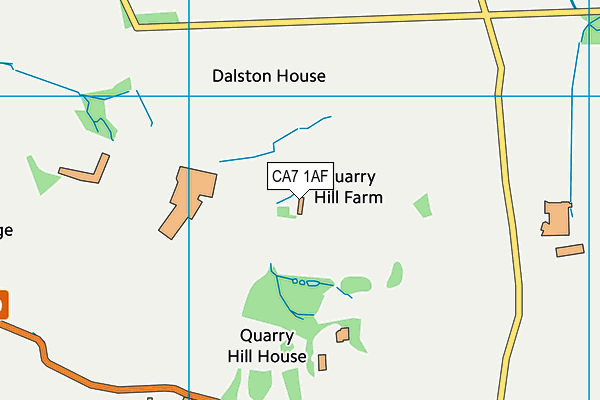 CA7 1AF map - OS VectorMap District (Ordnance Survey)