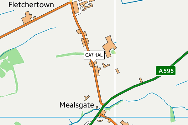 CA7 1AL map - OS VectorMap District (Ordnance Survey)