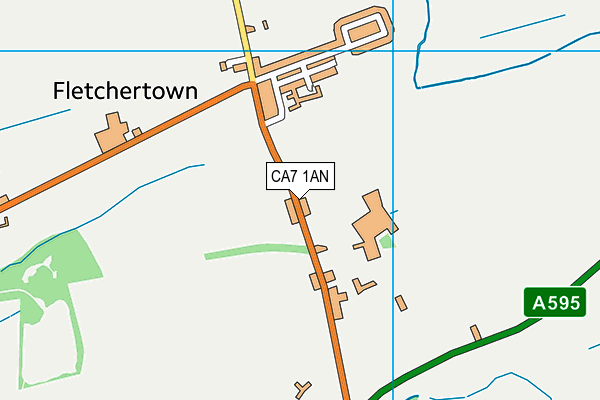 CA7 1AN map - OS VectorMap District (Ordnance Survey)