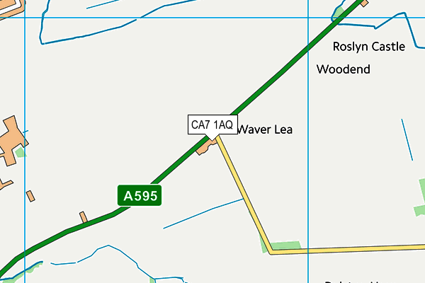 CA7 1AQ map - OS VectorMap District (Ordnance Survey)