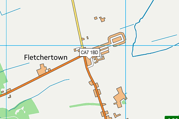 CA7 1BD map - OS VectorMap District (Ordnance Survey)