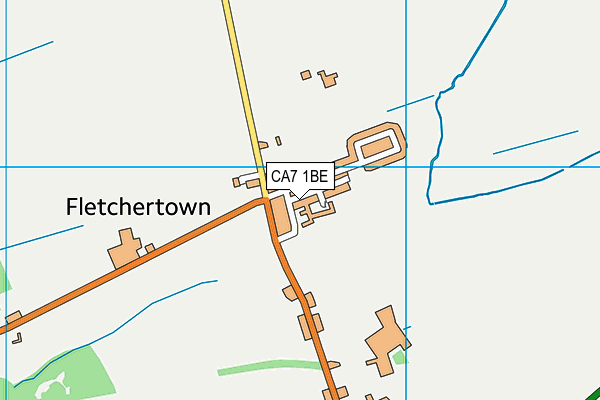 CA7 1BE map - OS VectorMap District (Ordnance Survey)