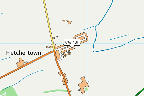 CA7 1BF map - OS VectorMap District (Ordnance Survey)