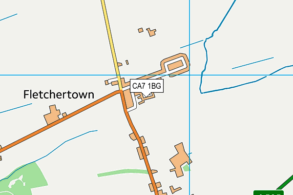 CA7 1BG map - OS VectorMap District (Ordnance Survey)
